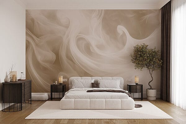 Wall murals White smoke in a light brown background (SKU: w08708v1) Wall murals Wall murals White smoke in a light brown background (SKU: w08708v1)