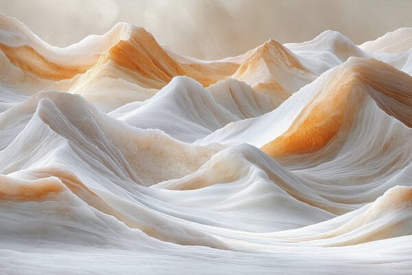 Snow covered mountains with a cloudy sky Snow covered mountains with a cloudy sky