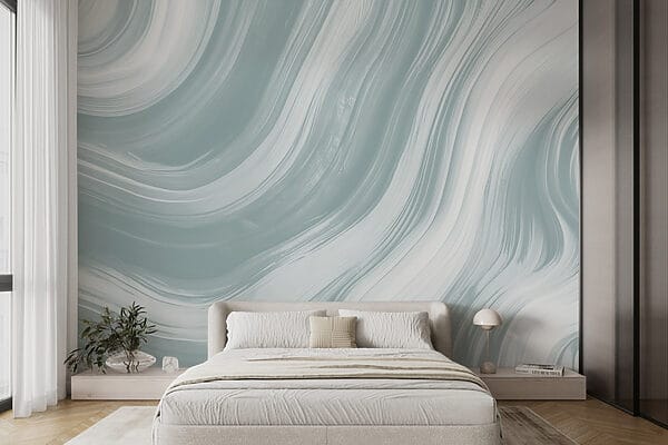 White and grey wavy lines White and grey wavy lines