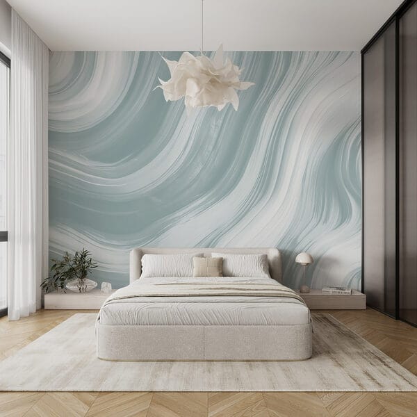 White and grey wavy lines White and grey wavy lines