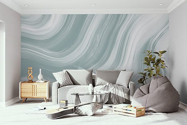 White and grey wavy lines White and grey wavy lines