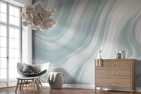 White and grey wavy lines White and grey wavy lines