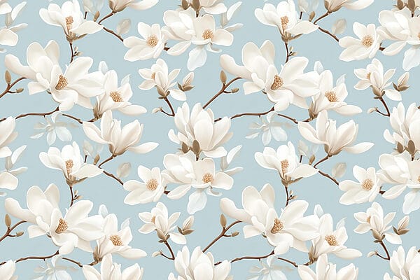 Pattern of white flowers Pattern of white flowers