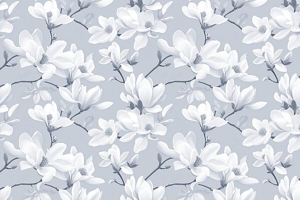 Pattern of white flowers Pattern of white flowers