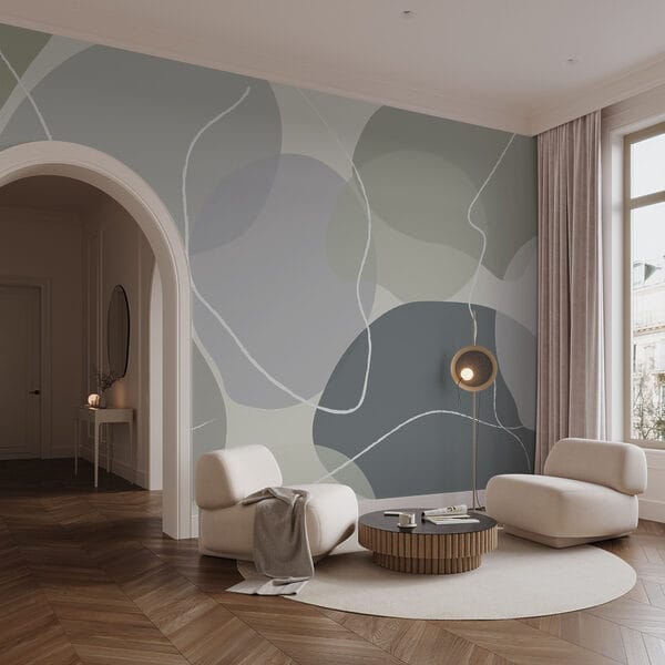 Abstract shapes in soft colors. Abstract shapes in soft colors.