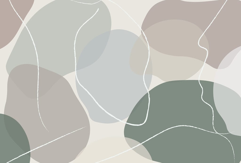 Soft shapes in muted tones. Soft shapes in muted tones.