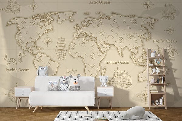 Map of the world Map of the world