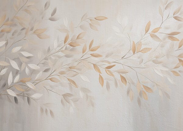 Delicate leaves in soft hues. Delicate leaves in soft hues.