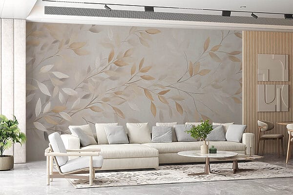 Delicate leaves in soft hues. Delicate leaves in soft hues.