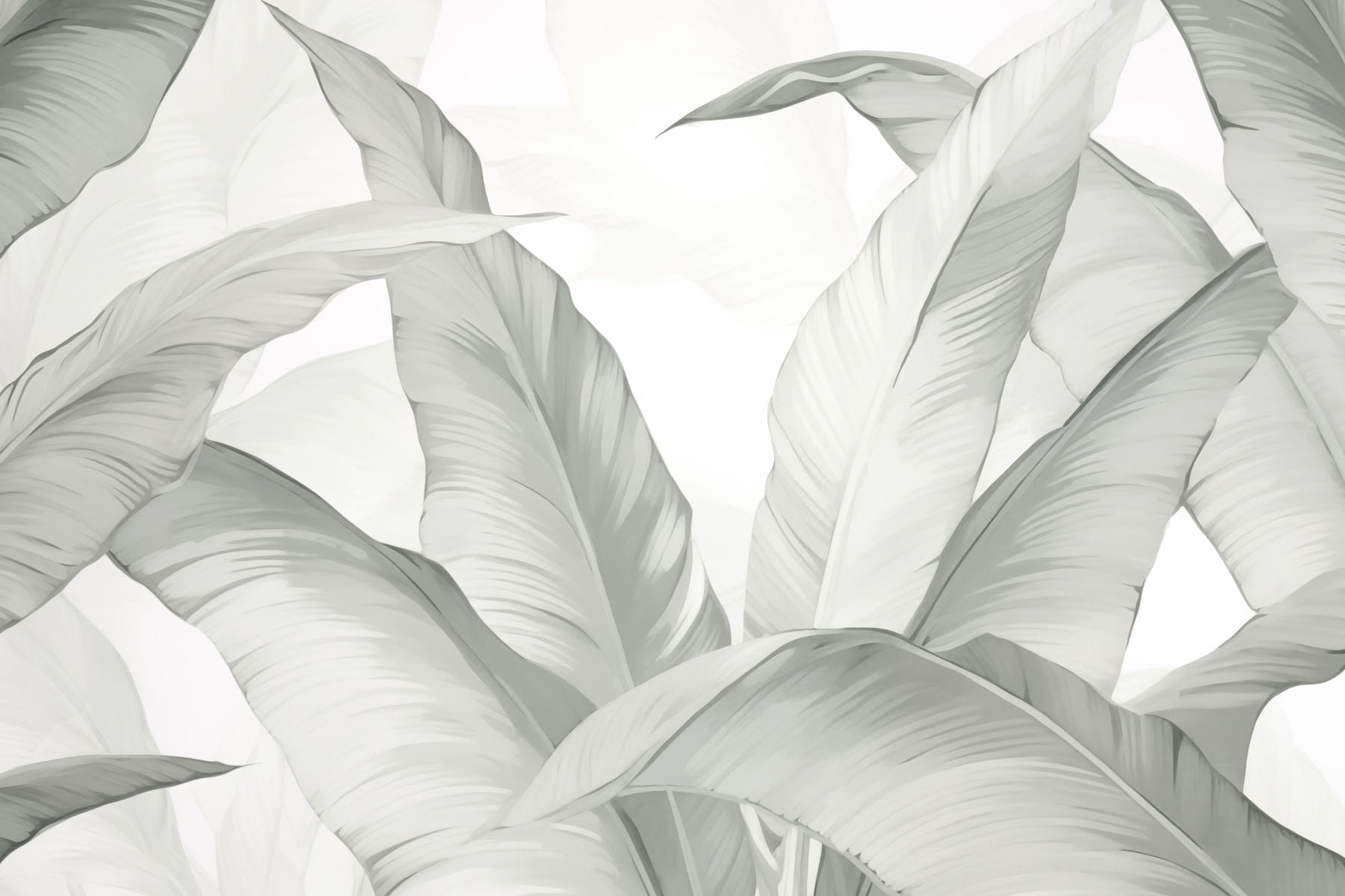 Soft, flowing leaves in gentle hues Soft, flowing leaves in gentle hues