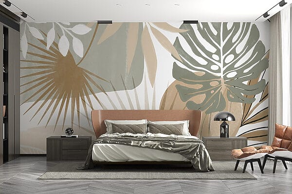 Nature-inspired abstract botanical design. Nature-inspired abstract botanical design.
