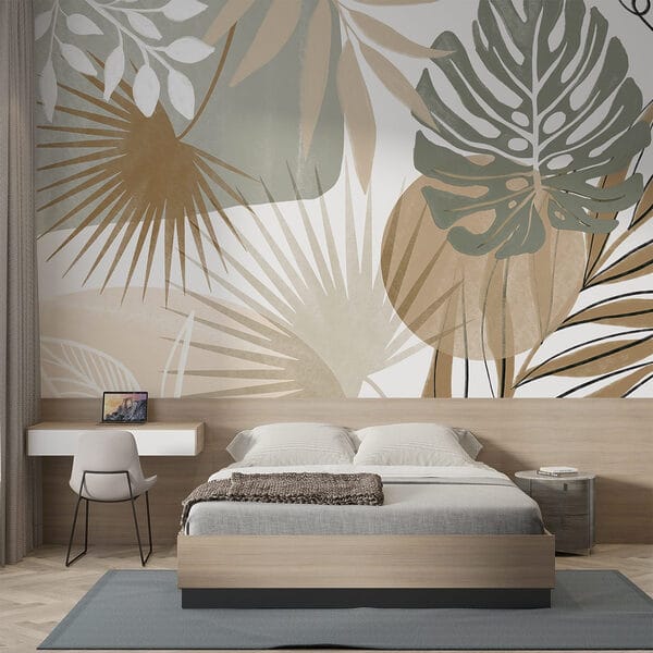 Nature-inspired abstract botanical design. Nature-inspired abstract botanical design.