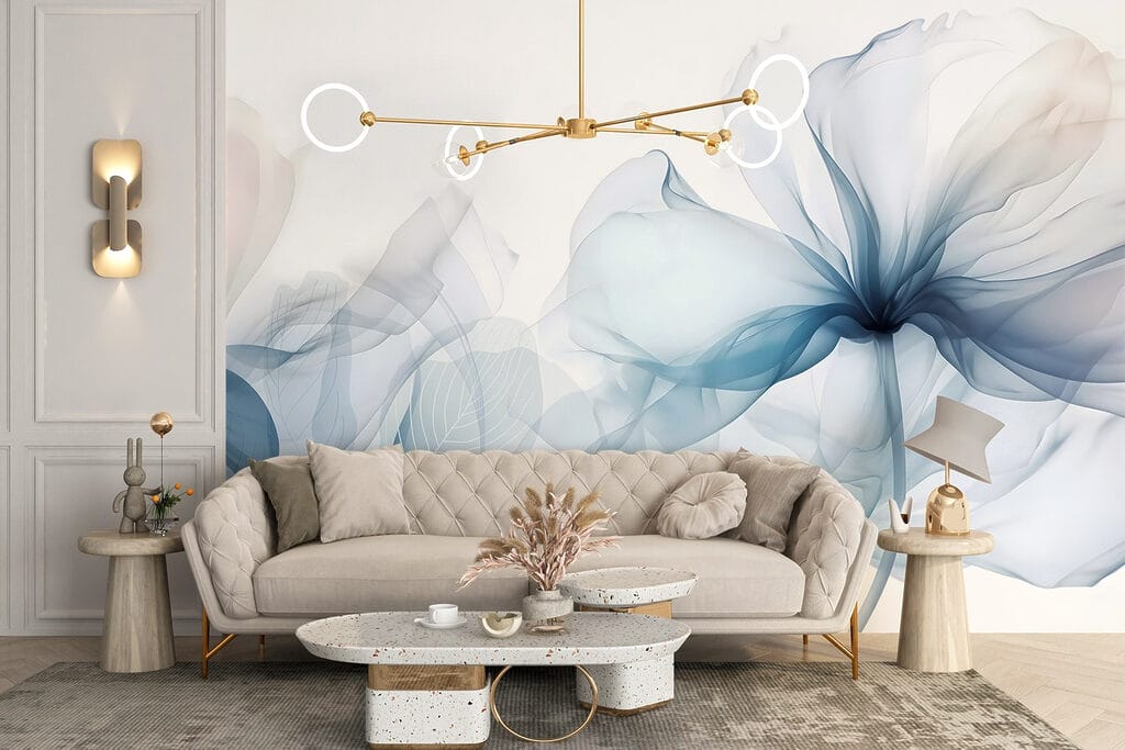 Delicate floral shades in soft hues