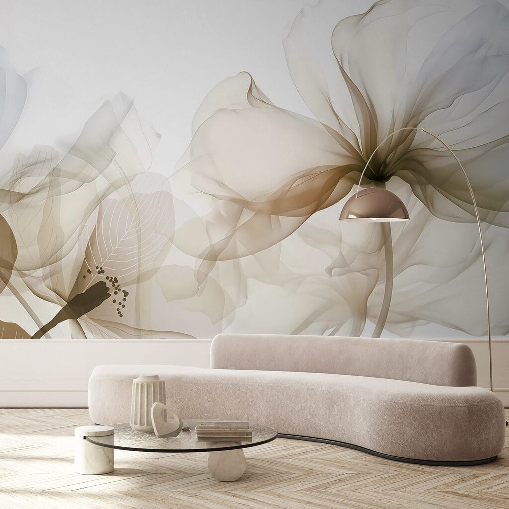 Delicate petals in soft hues