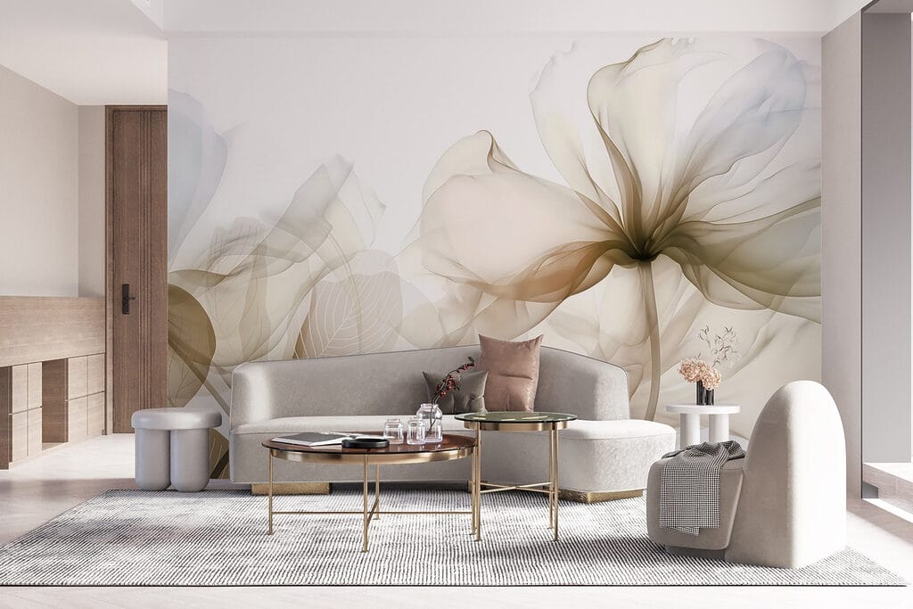 Delicate petals in soft hues