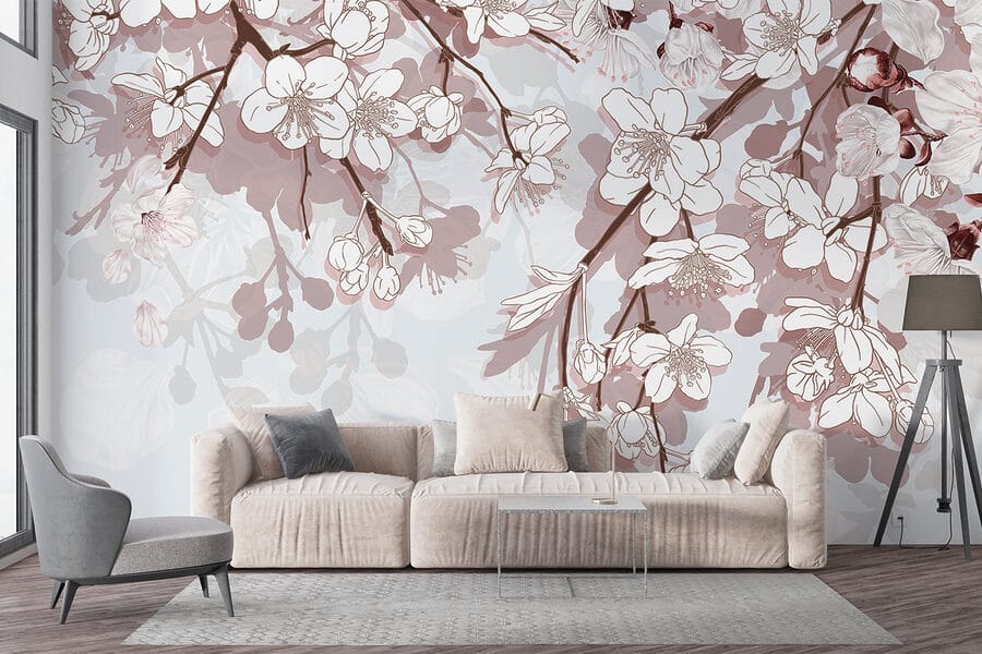 Delicate blossoms in soft hues Delicate blossoms in soft hues