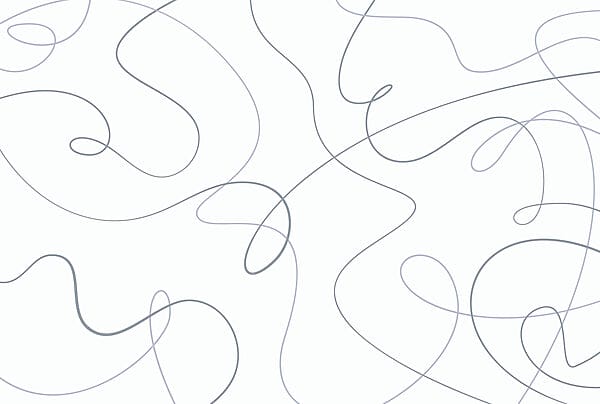 White background with blue lines