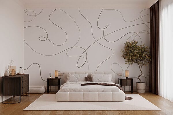 White background with black lines White background with black lines