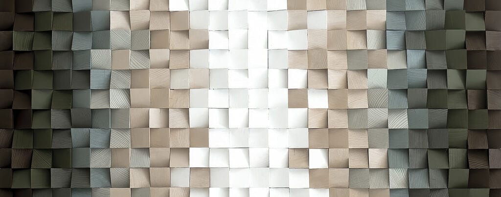 Wall made of squares Wall made of squares