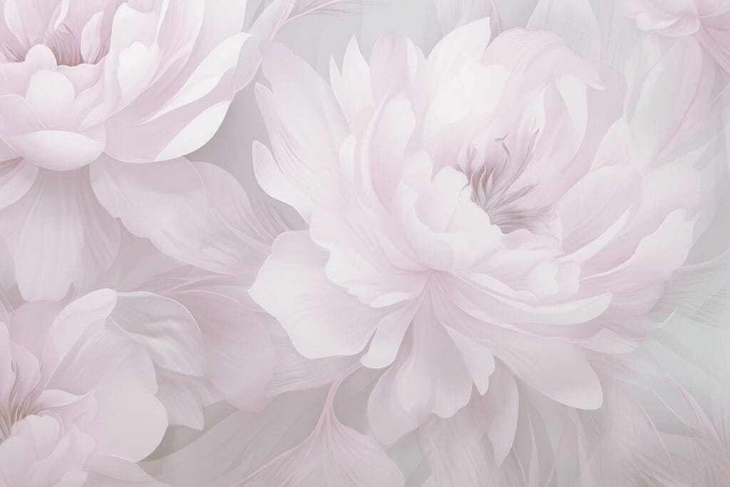 Delicate blooms in soft colors Delicate blooms in soft colors