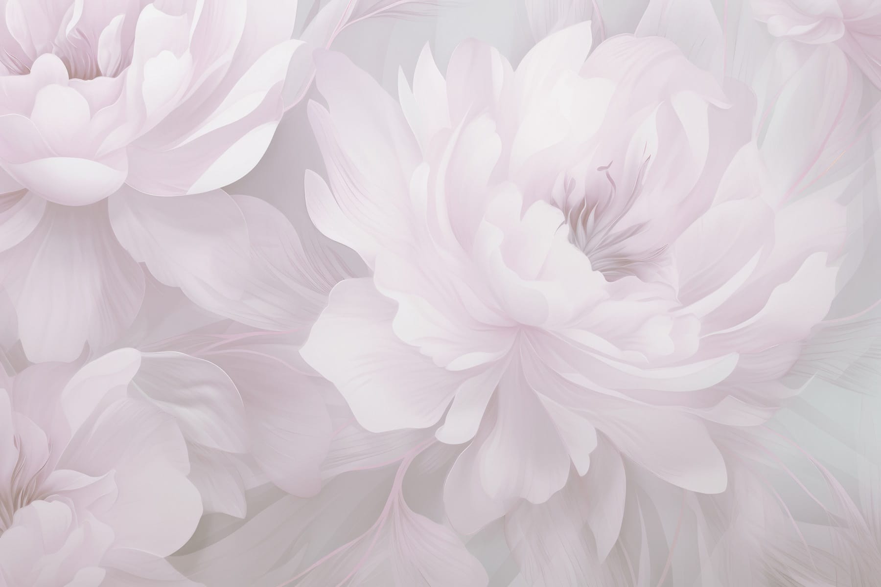 Delicate blooms in soft colors Delicate blooms in soft colors