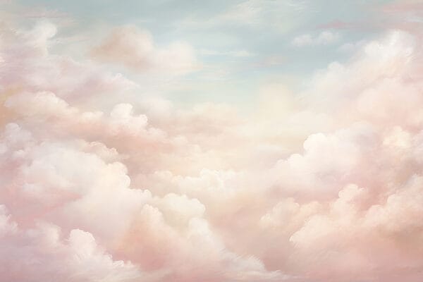 Pink and blue sky with clouds Pink and blue sky with clouds