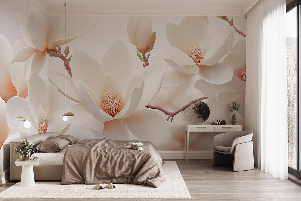 Group of white flowers