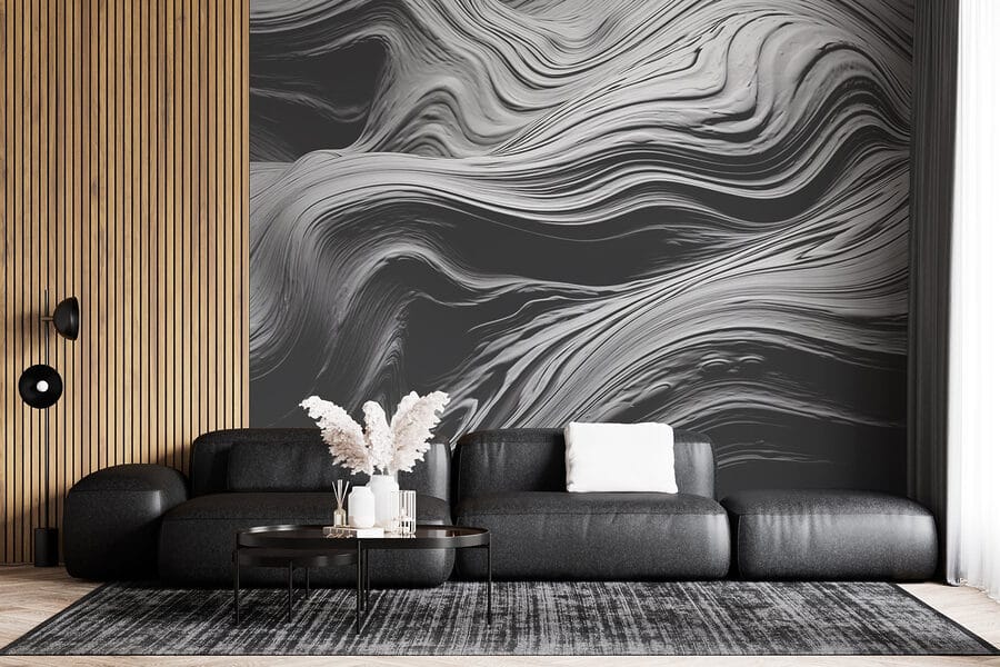 Flowing textures in monochrome tones Flowing textures in monochrome tones