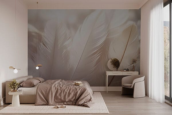 Soft elegance of delicate feathers Soft elegance of delicate feathers