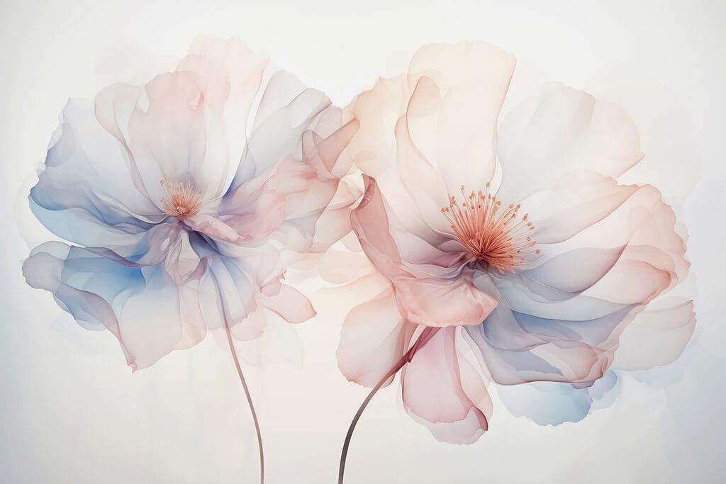 Delicate petals in soft hues Delicate petals in soft hues