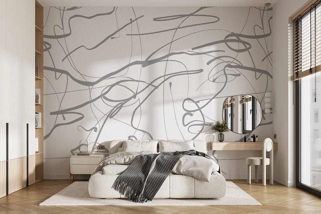 White background with gray lines White background with gray lines