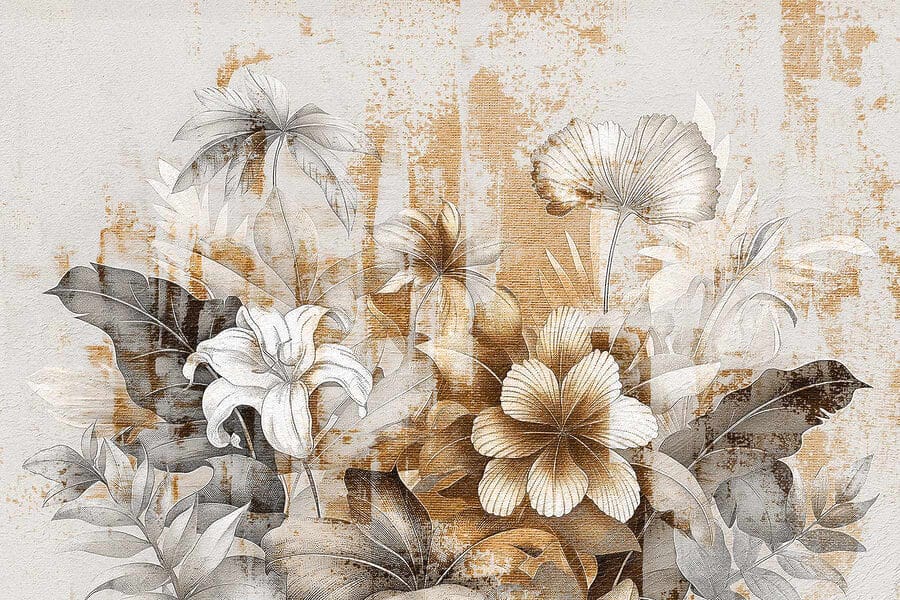Elegant floral design with soft tones