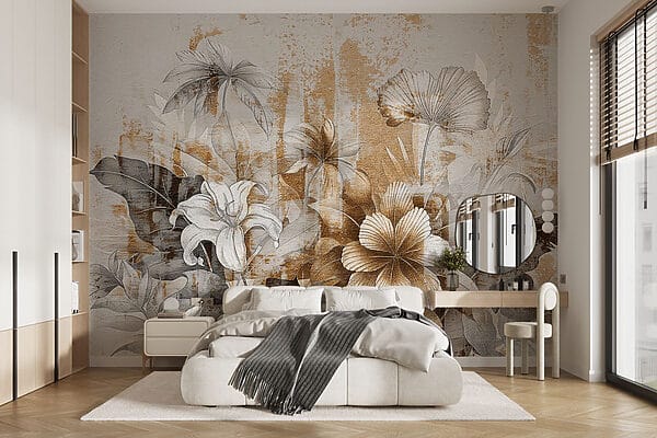 Elegant floral design with soft tones Elegant floral design with soft tones