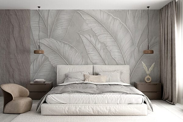 White wallpaper with feathers White wallpaper with feathers