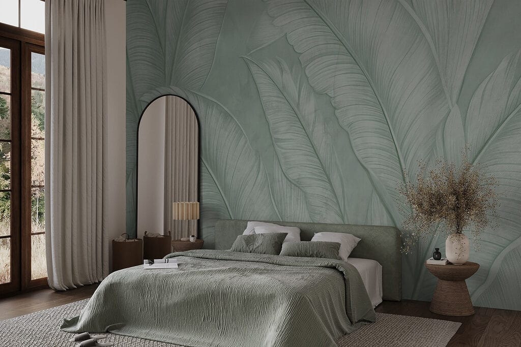 Serene green foliage in harmony