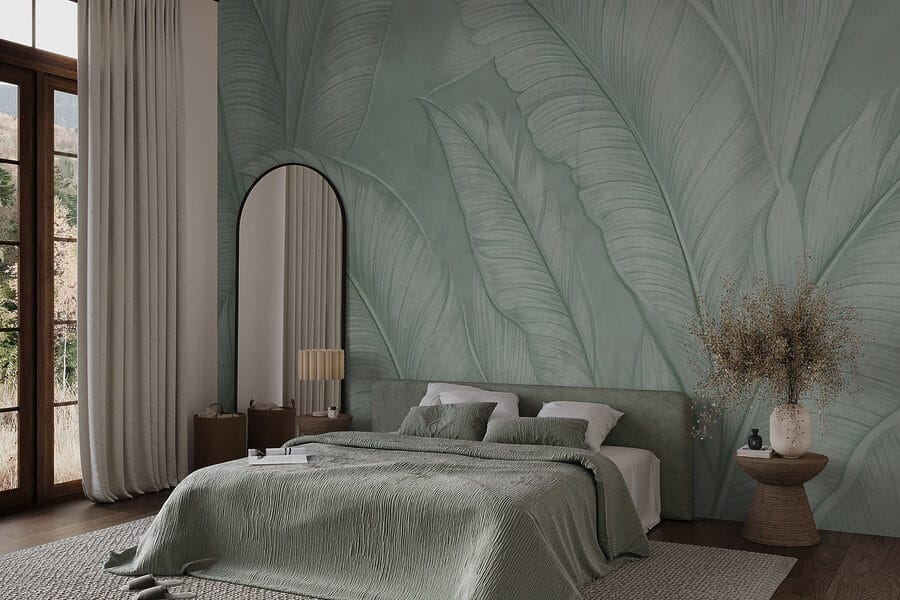 Serene green foliage in harmony Serene green foliage in harmony
