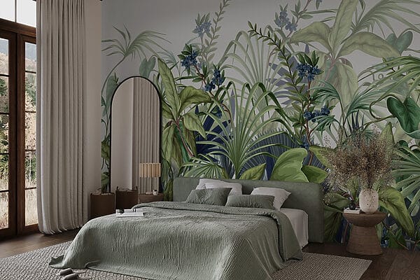 Wall murals Lush greenery in vibrant display (SKU: w08777) Wall murals Wall murals Lush greenery in vibrant display (SKU: w08777)
