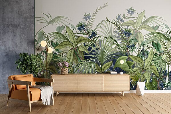 Lush greenery in vibrant display