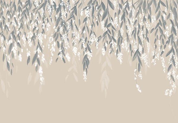 Delicate leaves in soft tones w08781p 600x415 - Delicate leaves in soft tones