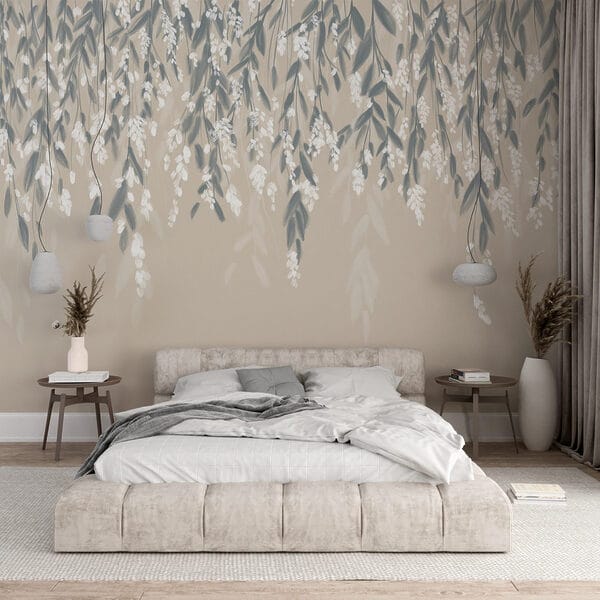 Delicate leaves in soft tones w08781pib41ms 600x600 - Delicate leaves in soft tones