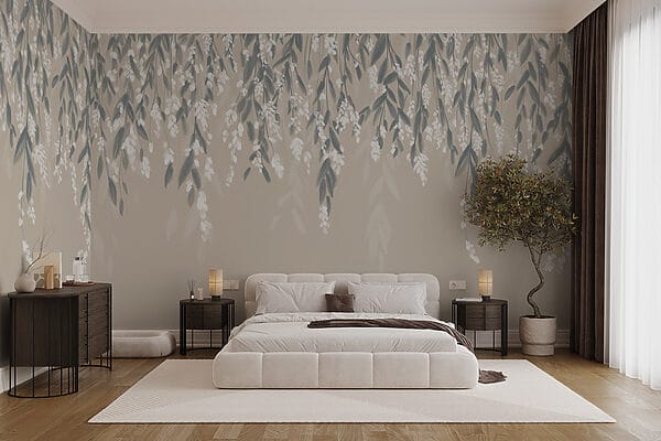 Delicate leaves in soft tones w08781pib41r 600x400 - Delicate leaves in soft tones