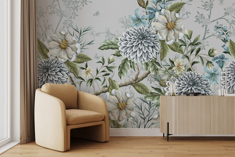 Delicate floral arrangement in soft hues Delicate floral arrangement in soft hues