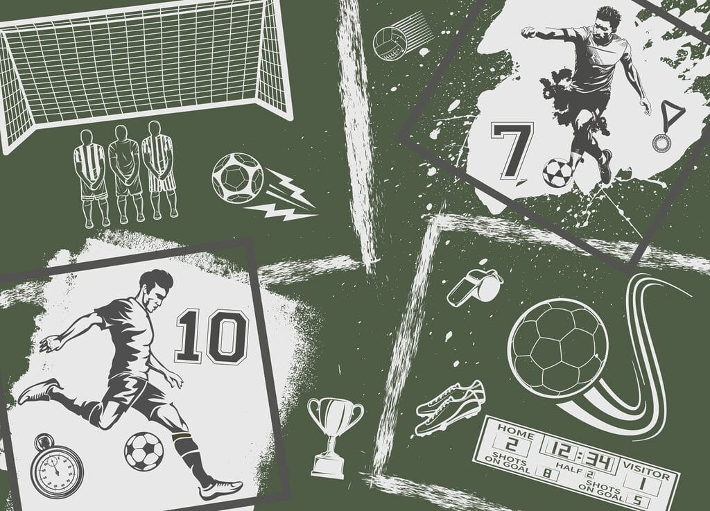 Collage of various sports images