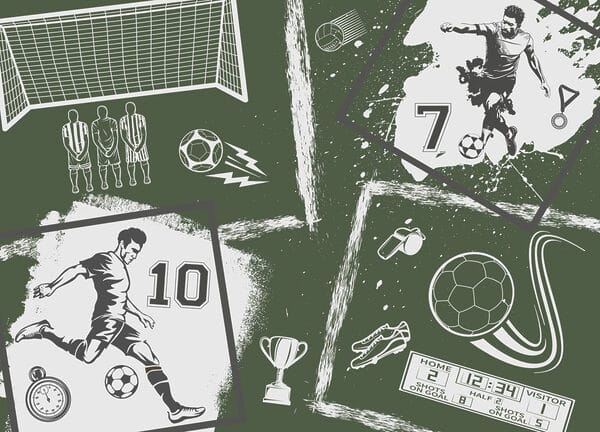 Collage of various sports images