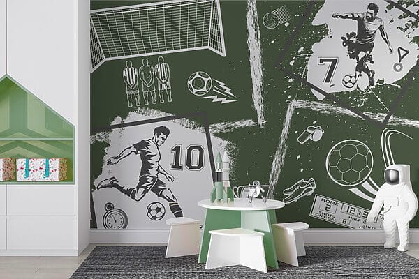 Wall murals Wall murals Collage of various sports images (SKU: w03122v2)