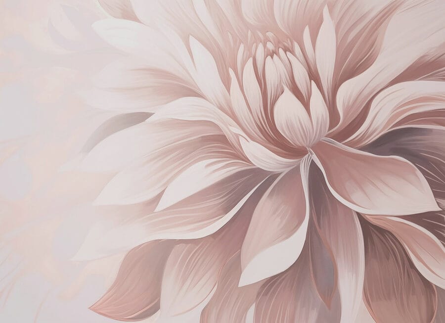 Soft petals in gentle hues.