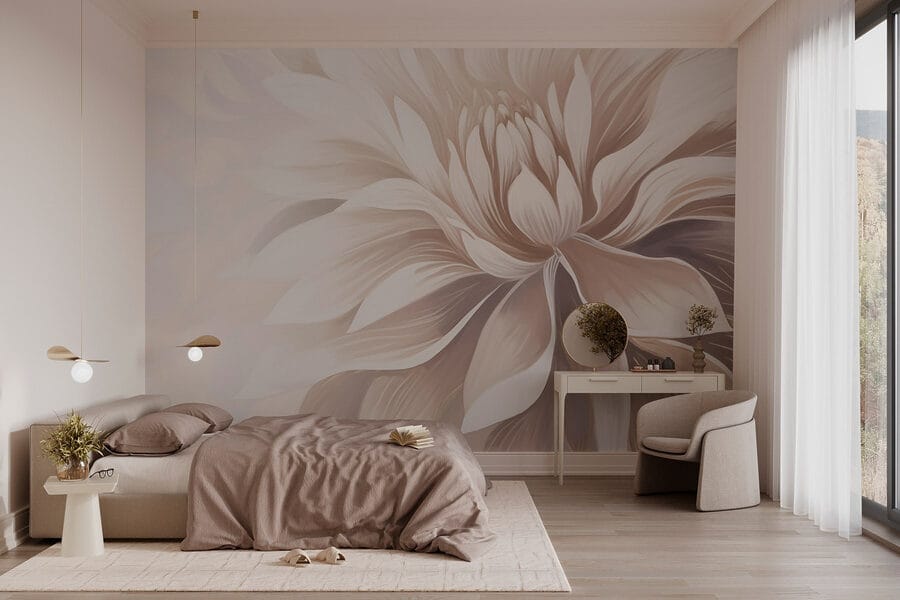 Delicate petals in soft hues