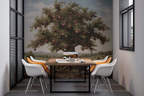 Tree with apples on it Tree with apples on it