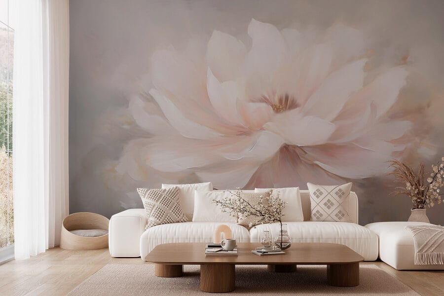 Wall murals Painting of a flower - Image 3