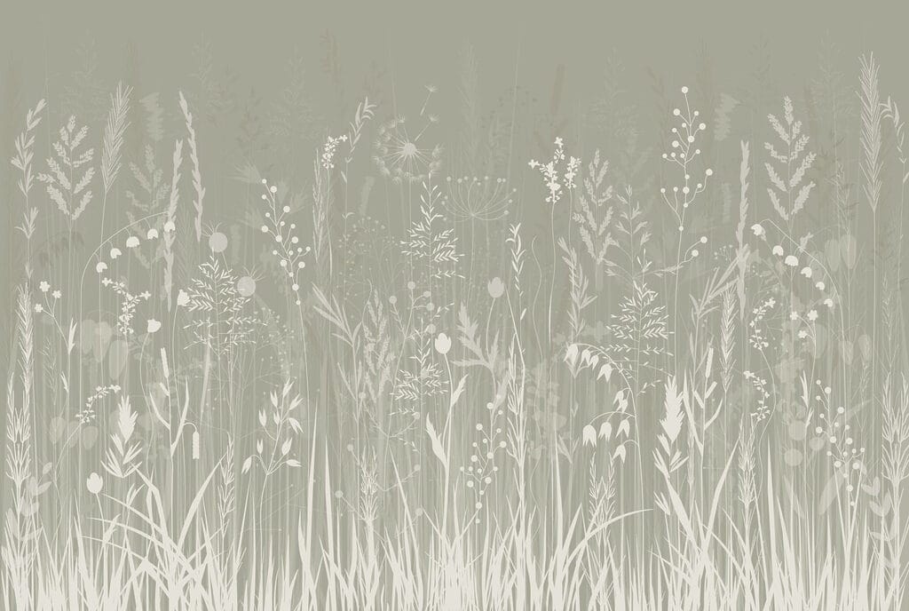 Field of grass and flowers Field of grass and flowers